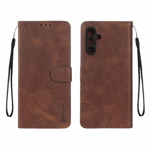 کیف موبایل مگنتی سامسونگ a15 قهوه ای