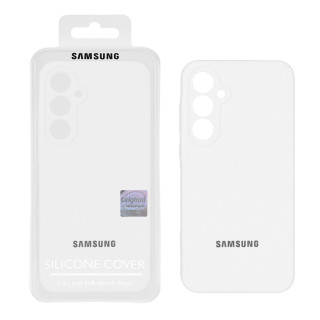 قاب گوشی سیلیکونی پاک کنی اورجینال ضدلکه مدل Samsung A55 - سفید