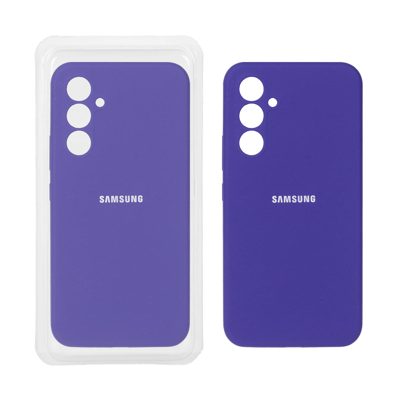 قاب گوشی سیلیکونی پاک کنی  اورجینال ضد لکه Samsung A54 - بنفش تیره