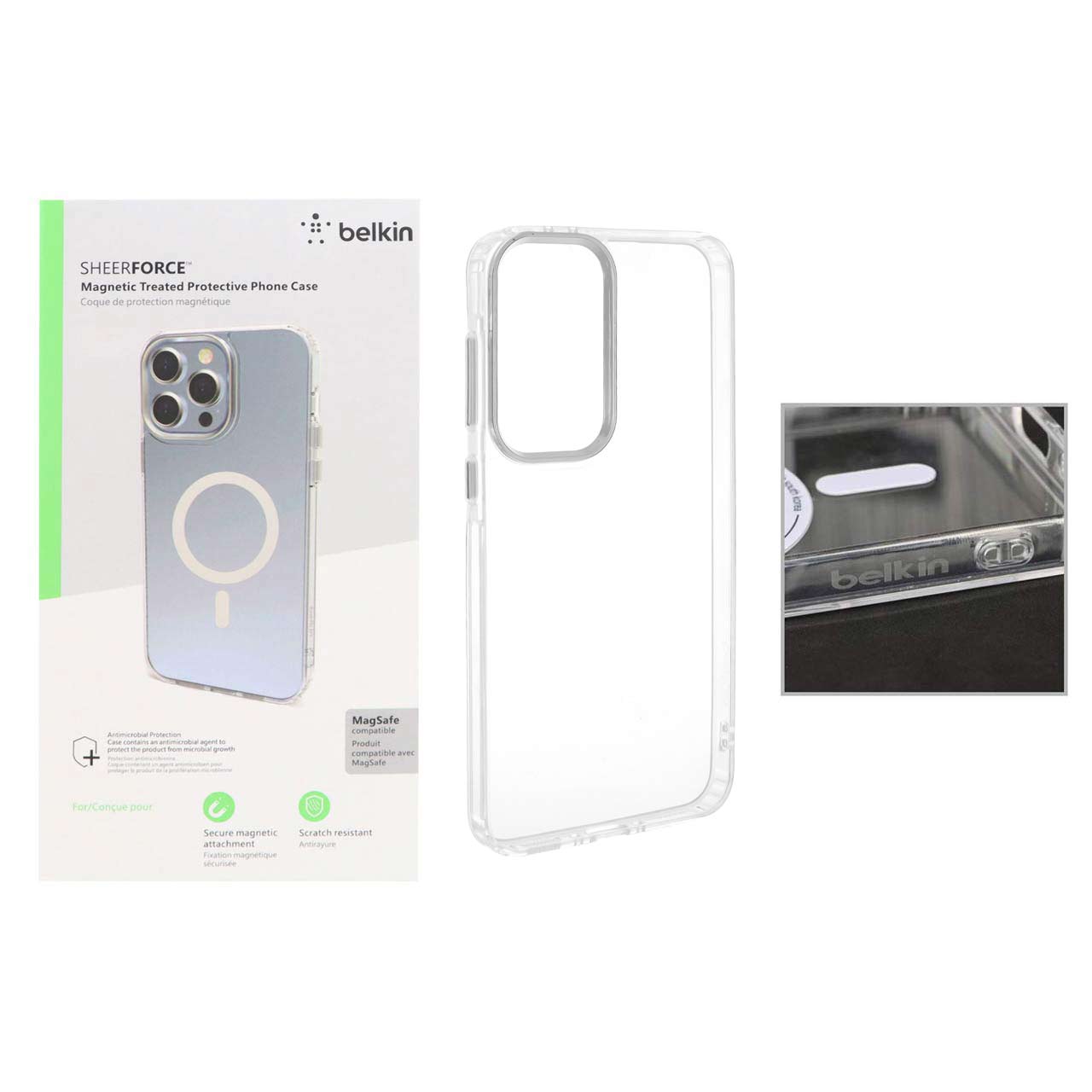 قاب گوشی belkin شفاف Samsung A56 / A36
