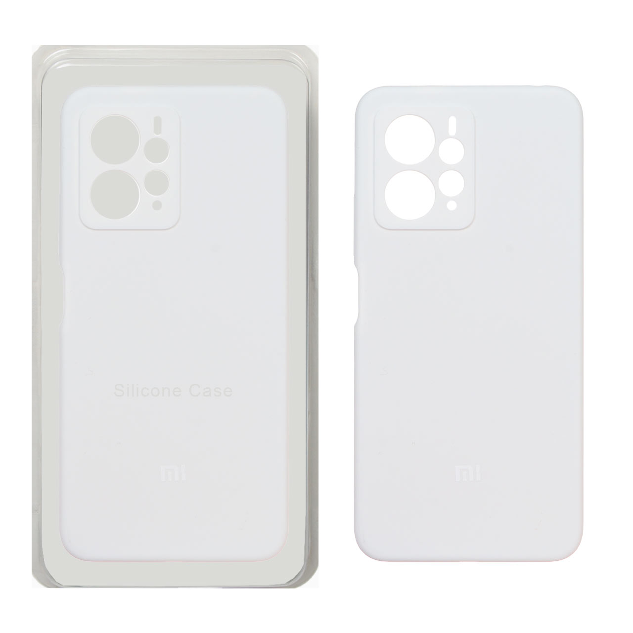 قاب گوشی سیلیکونی پاک کنی اورجینال Note 12 4G - سفید