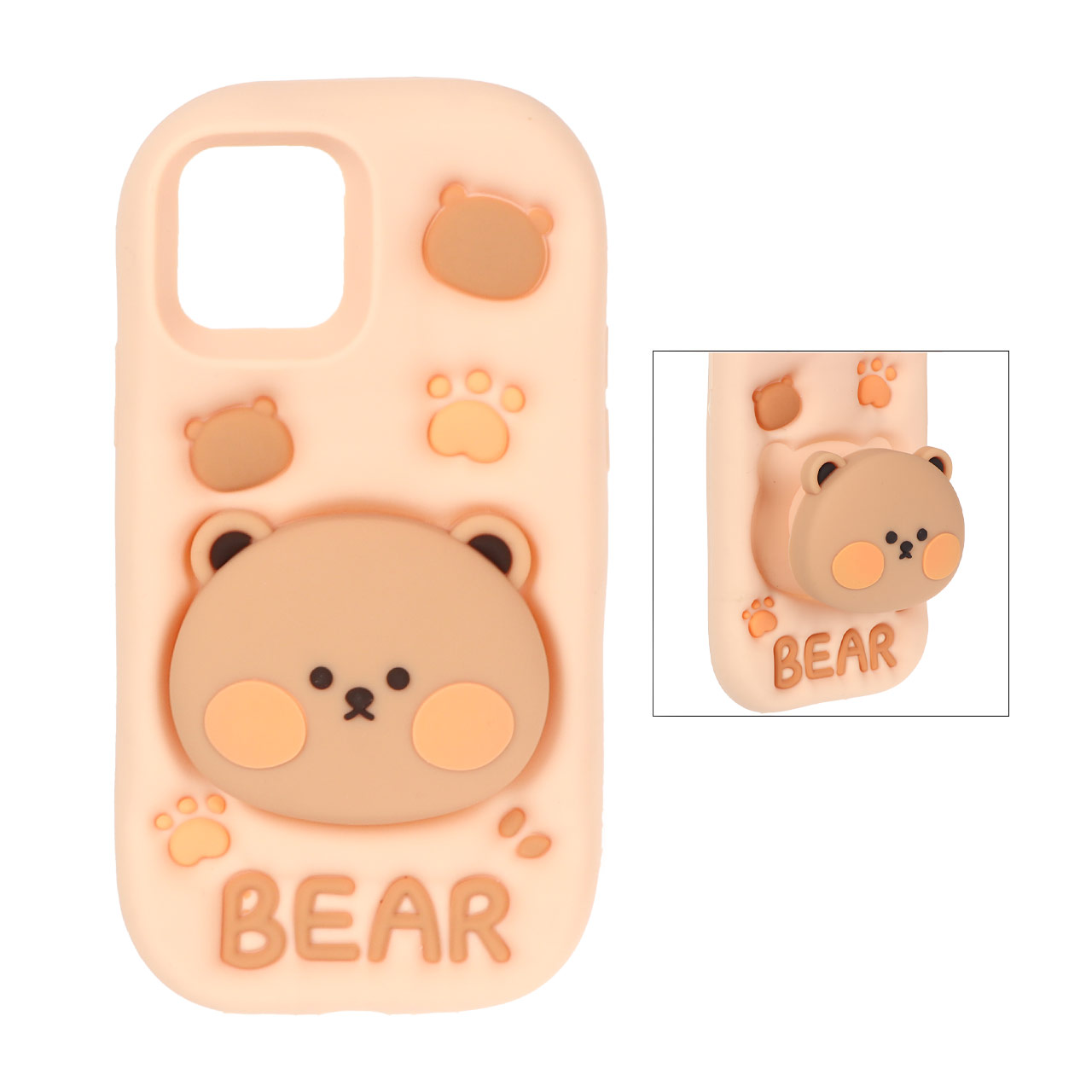 قاب گوشی خرسی Bear استندشو iPhone 12 Pro / iPhone 12