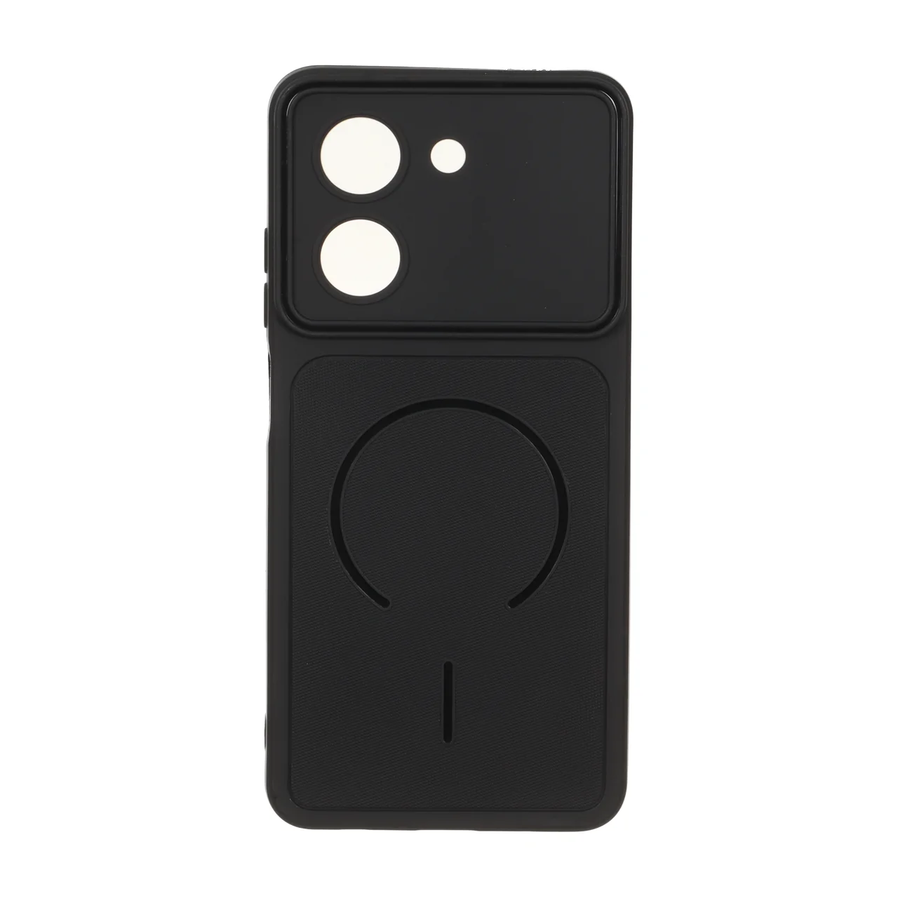 قاب سوزنی طرح مگ سیف Redmi A5 / Poco C71 - مشکی