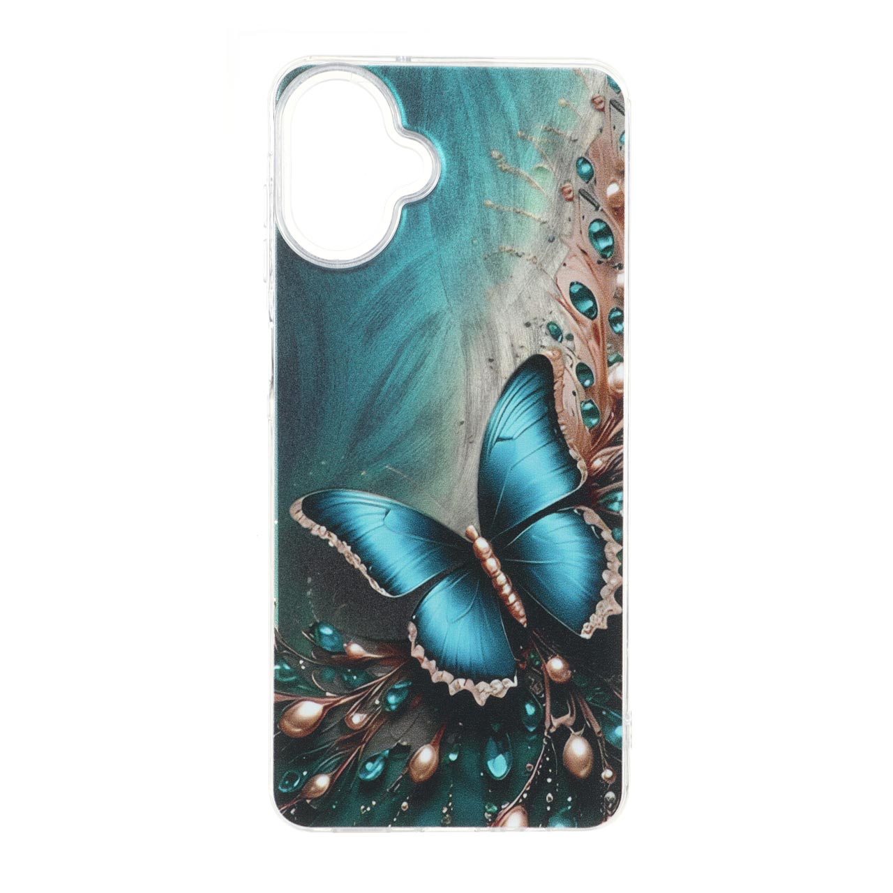 قاب اطلسی Flower دور شفاف Samsung Galaxy A07