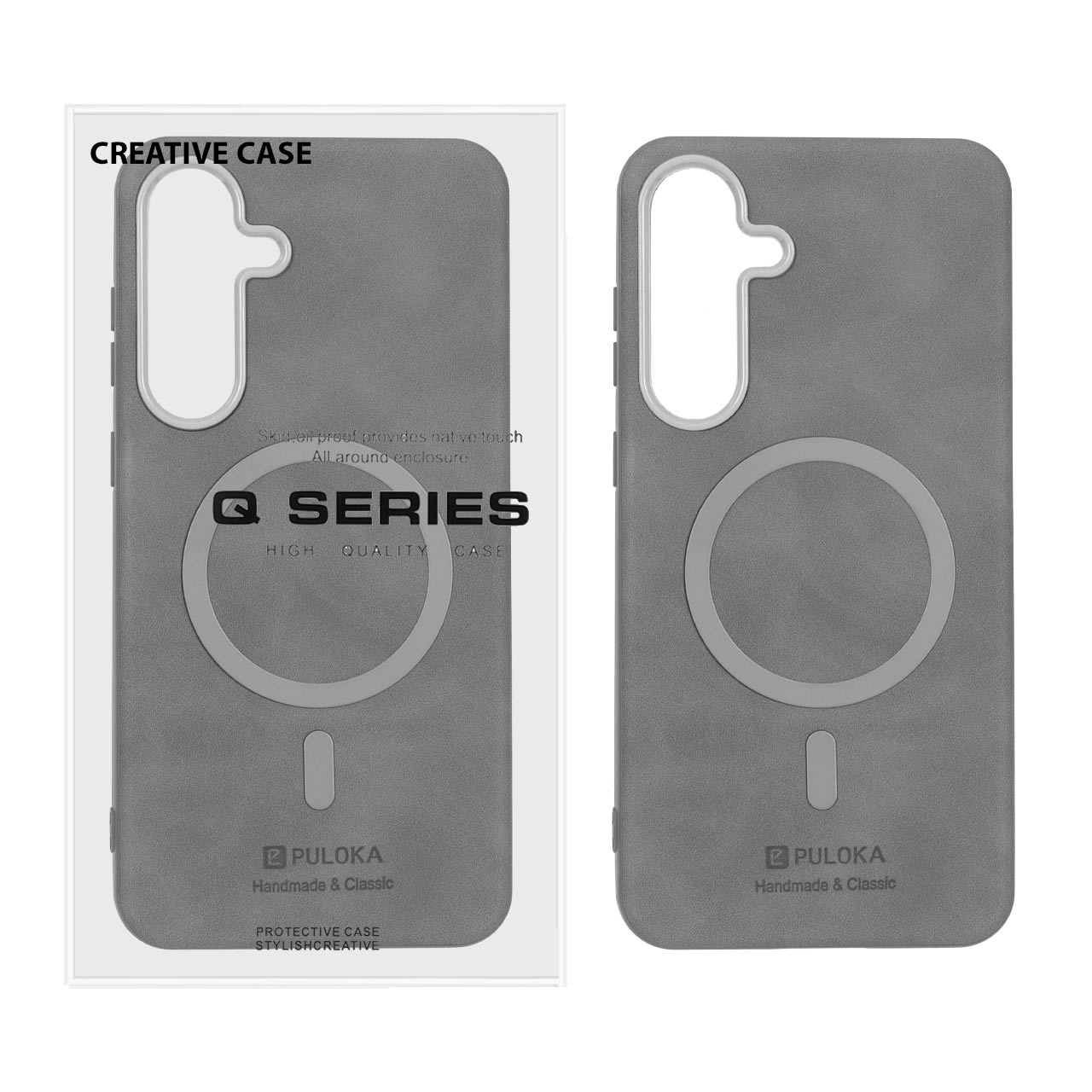 قاب جیر MagSafe Samsung Galaxy S25 FE - طوسی