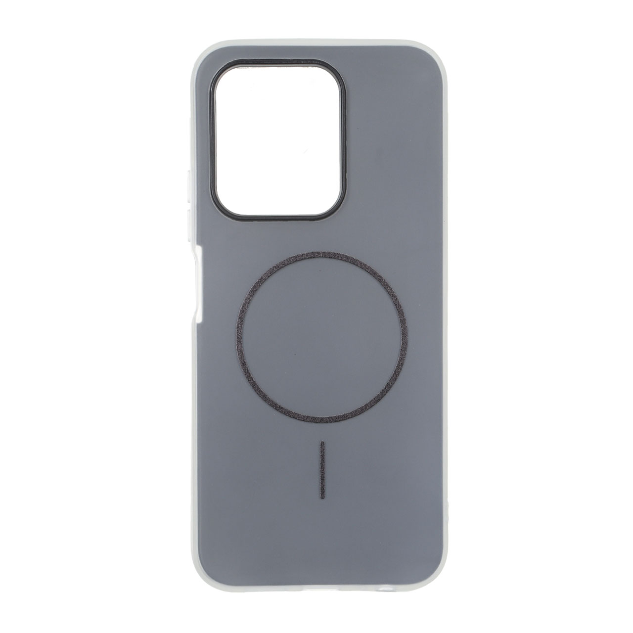 قاب دو لایه مات طرح مگ سیف Xiaomi Redmi 15C / Poco C85 - مشکی