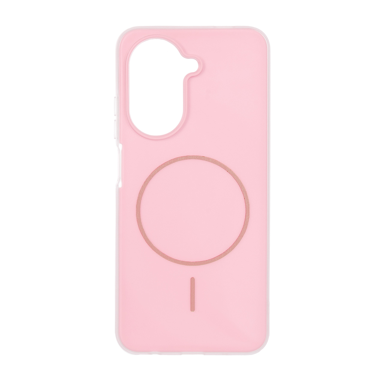 قاب دو لایه مات طرح مگ سیف Xiaomi Redmi A5 / Poco C71 - صورتی