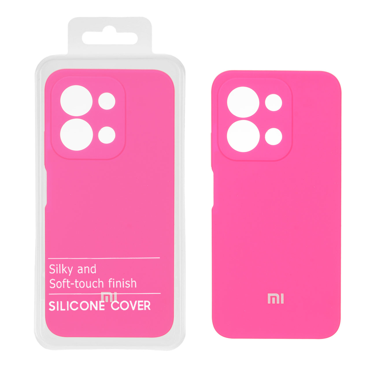 قاب سیلیکونی پاک کنی اورجینال Xiaomi Redmi 15C / Poco C85 - صورتی