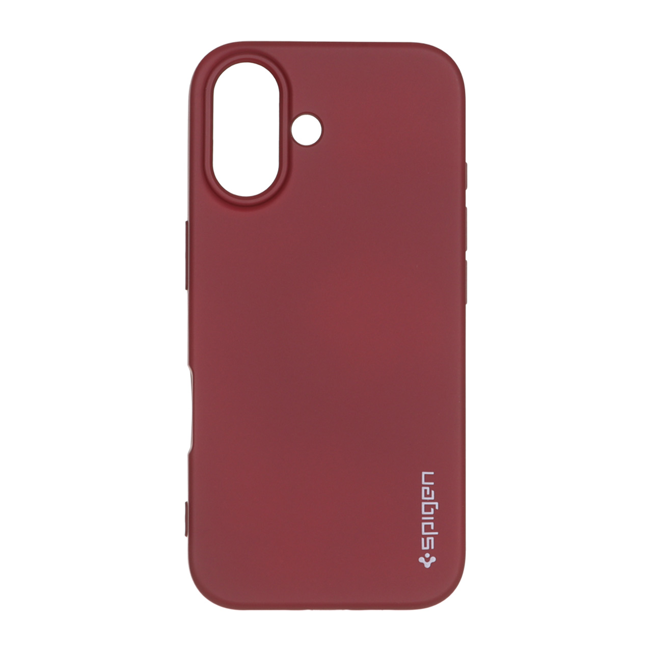 قاب سیلیکونی Spigen مدل Apple iPhone 16 - زرشکی