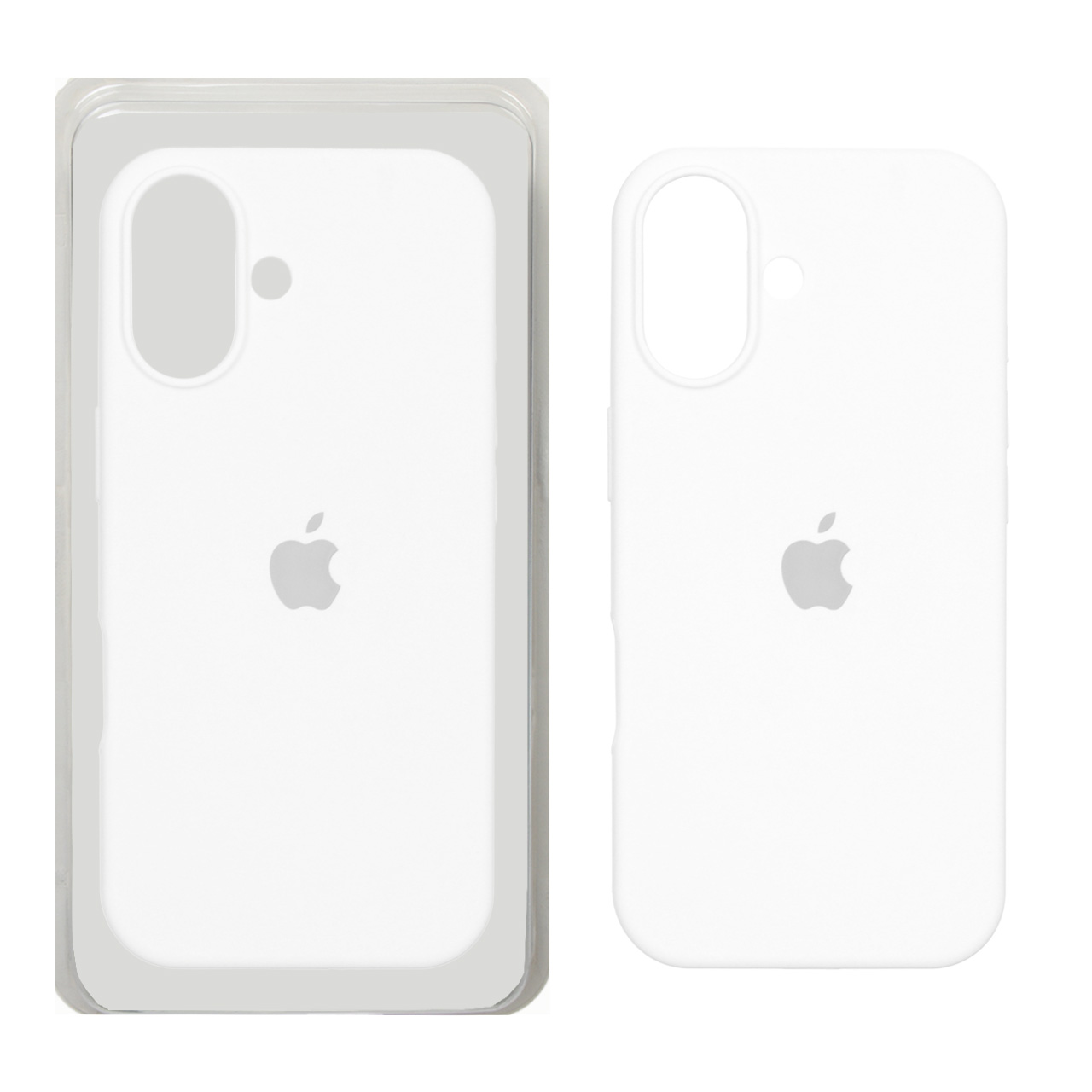 قاب سیلیکونی پاک کنی اورجینال Apple iPhone 17 - سفید
