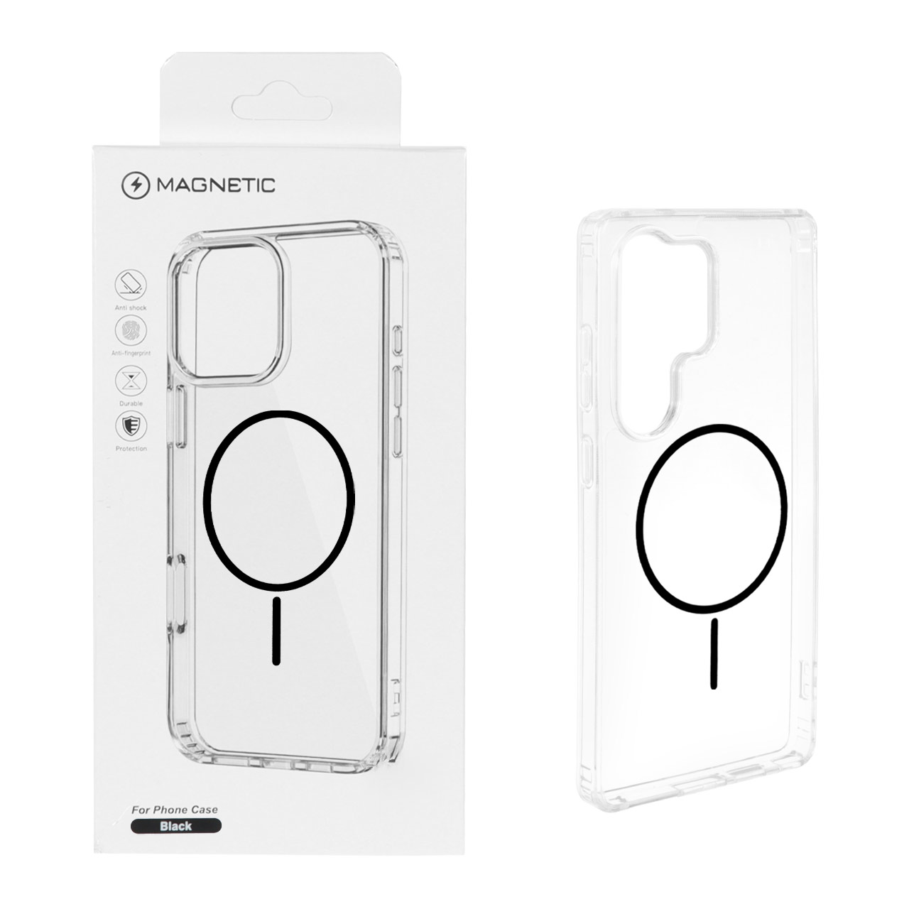 قاب سیلیکونی پاک کنی اورجینال Master Quality مدل Samsung Galaxy S26 Ultra - سرمه ای (پک دار)