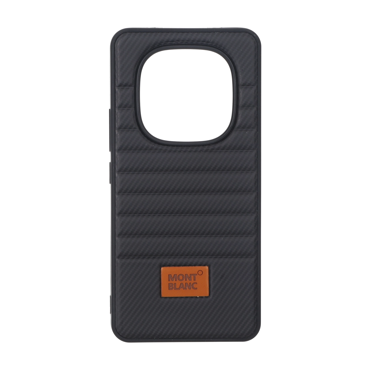 قاب Mont Blanc پافری طرح هاشور Xiaomi Redmi Note 15 Pro 4G - مشکی