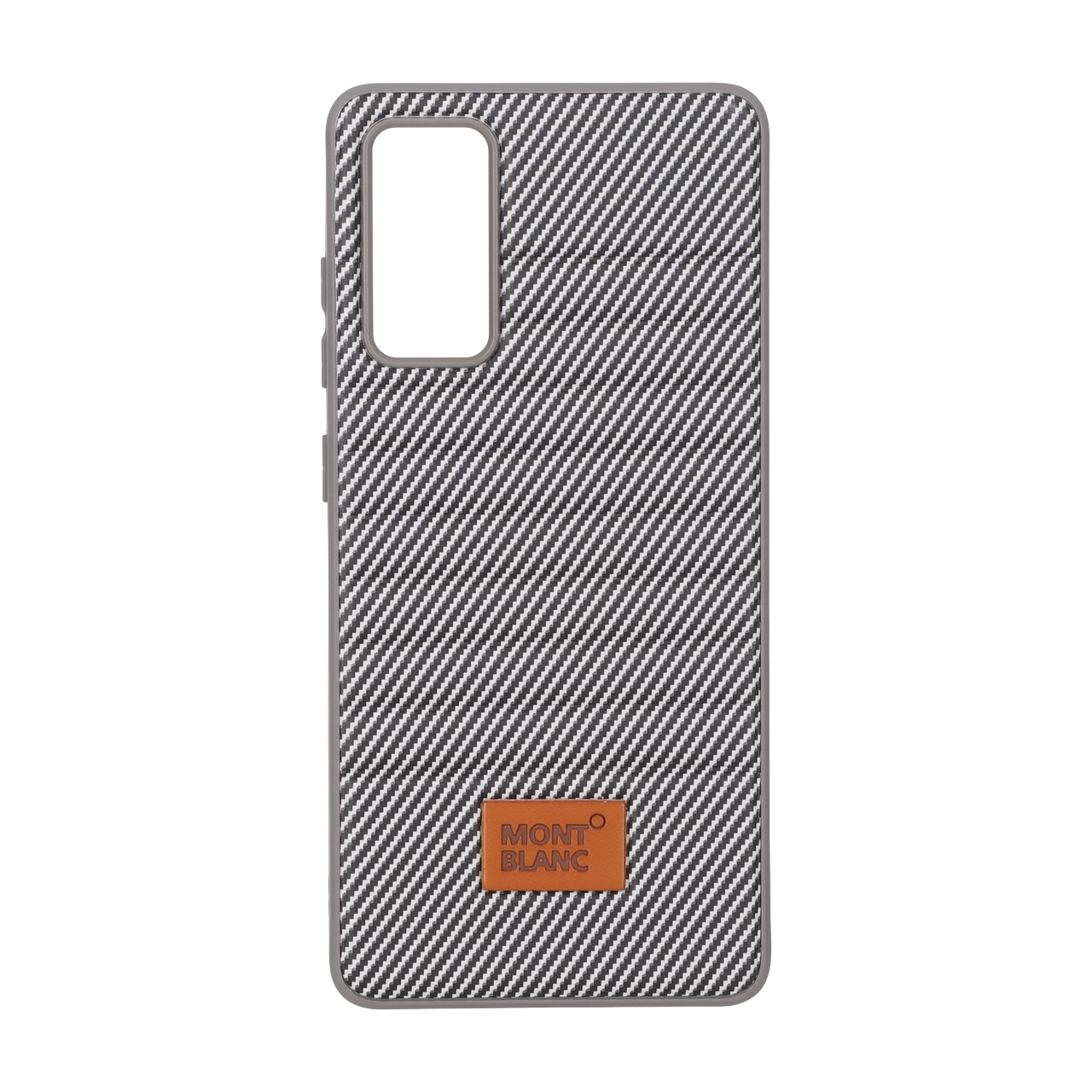 قاب Mont Blanc پافری طرح هاشور Samsung Galaxy S20 FE - خاکستری