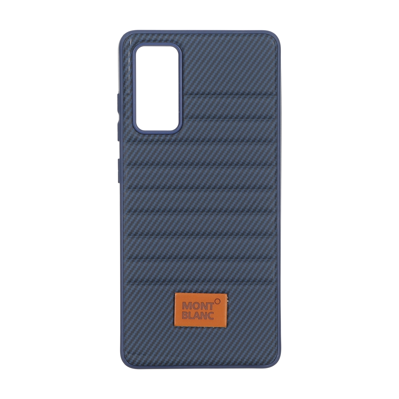قاب Mont Blanc پافری طرح هاشور Samsung Galaxy S20 FE - سرمه ای