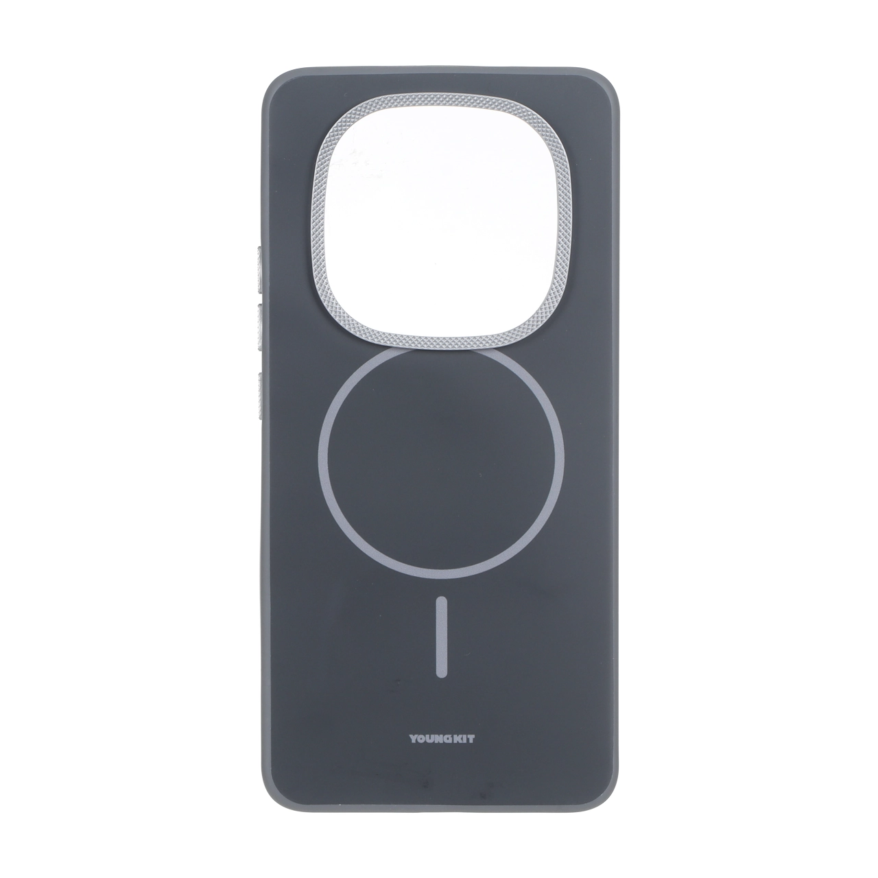 قاب Youngkit طرح مگ سیف دور لنز کربن Xiaomi Redmi Note 15 / Poco M8 5G - مشکی
