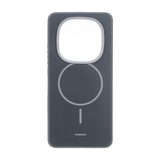 قاب Youngkit طرح مگ سیف دور لنز کربن Xiaomi Redmi Note 15 / Poco M8 5G - مشکی