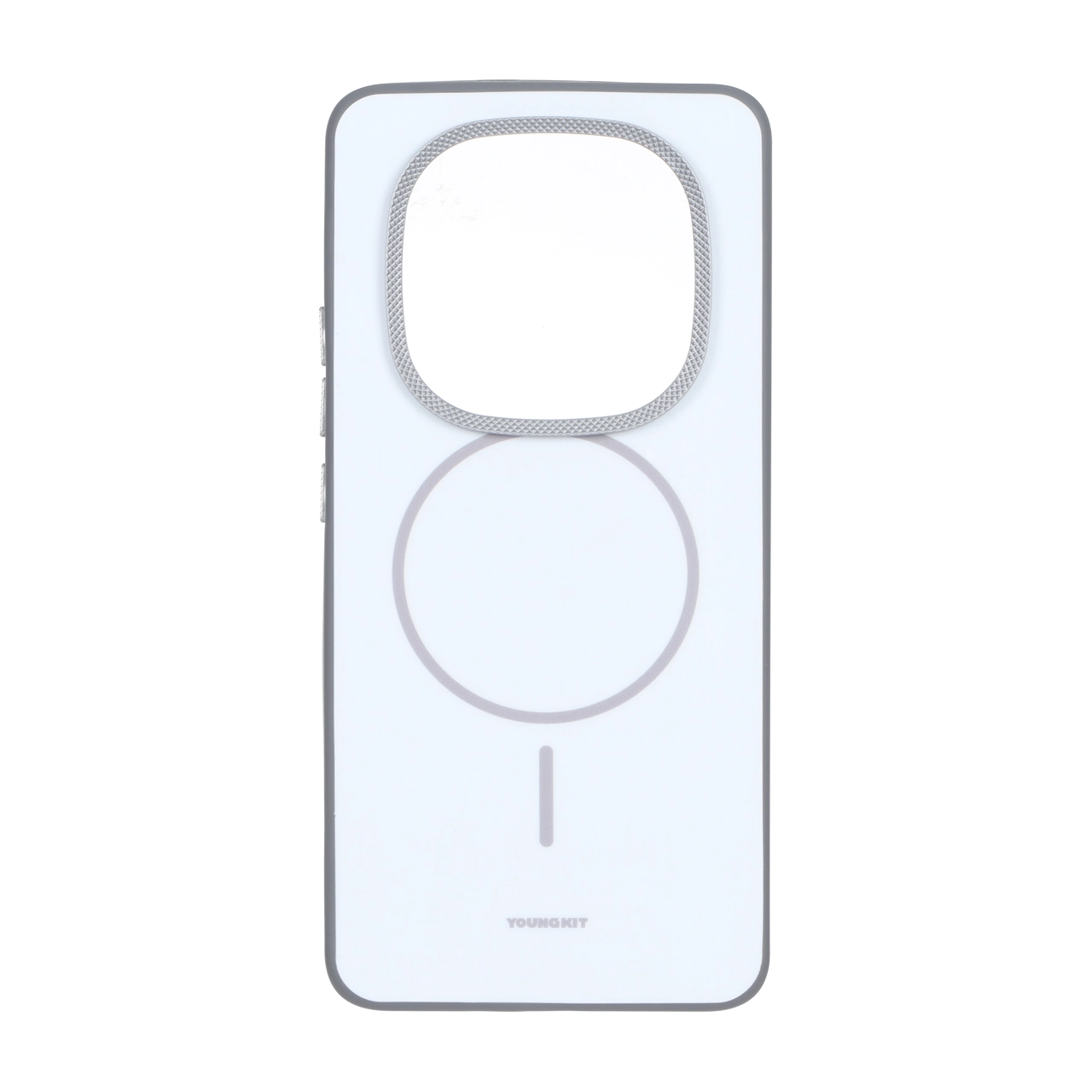 قاب Youngkit طرح مگ سیف دور لنز کربن Xiaomi Redmi Note 15 / Poco M8 5G - سفید