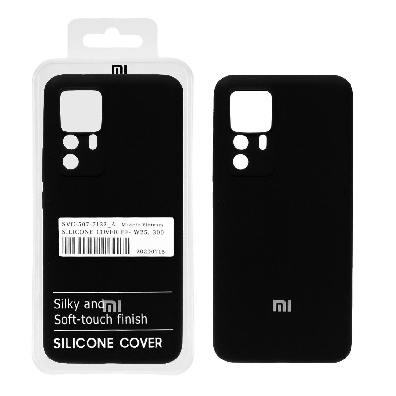 قاب سیلیکونی اورجینال درجه یک Xiaomi Mi 12T / Mi 12T Pro / Redmi K50 - مشکی (پک دار)